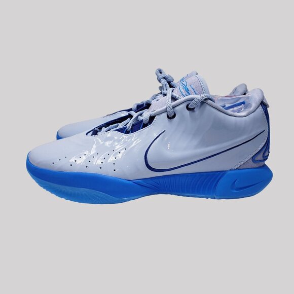 NIKE LEBRON XXI LT FQ4052-400 ARMORY BLUE COURT MEN SHOES 13 - Picture 1 of 9